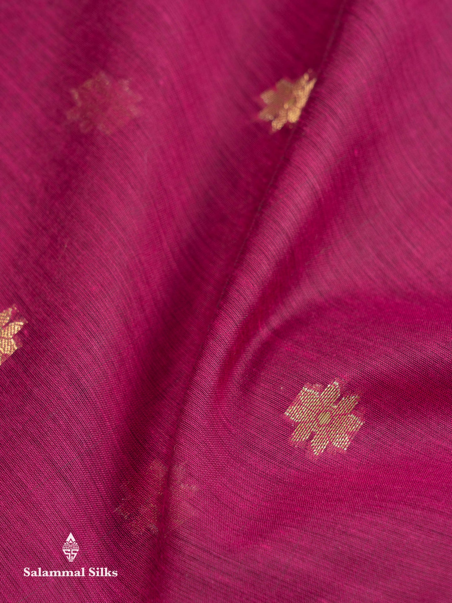 Beautiful Pink Maheshwar Cotton Saree With Contrast Blue Blouse