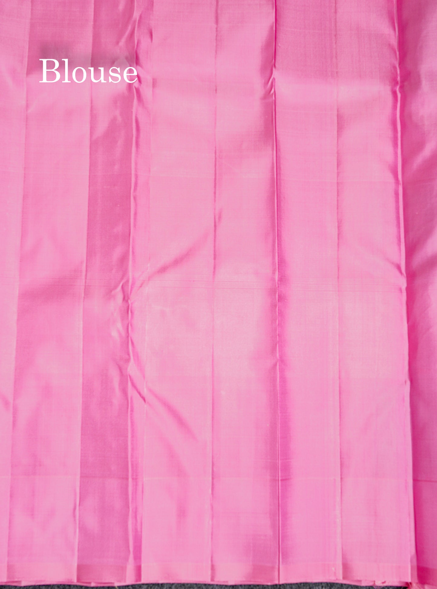 Pure Kanjivaram Silk Saree - Multicolour Big Checks With Traditional Buttas Along With Contrast Baby Pink Blouse