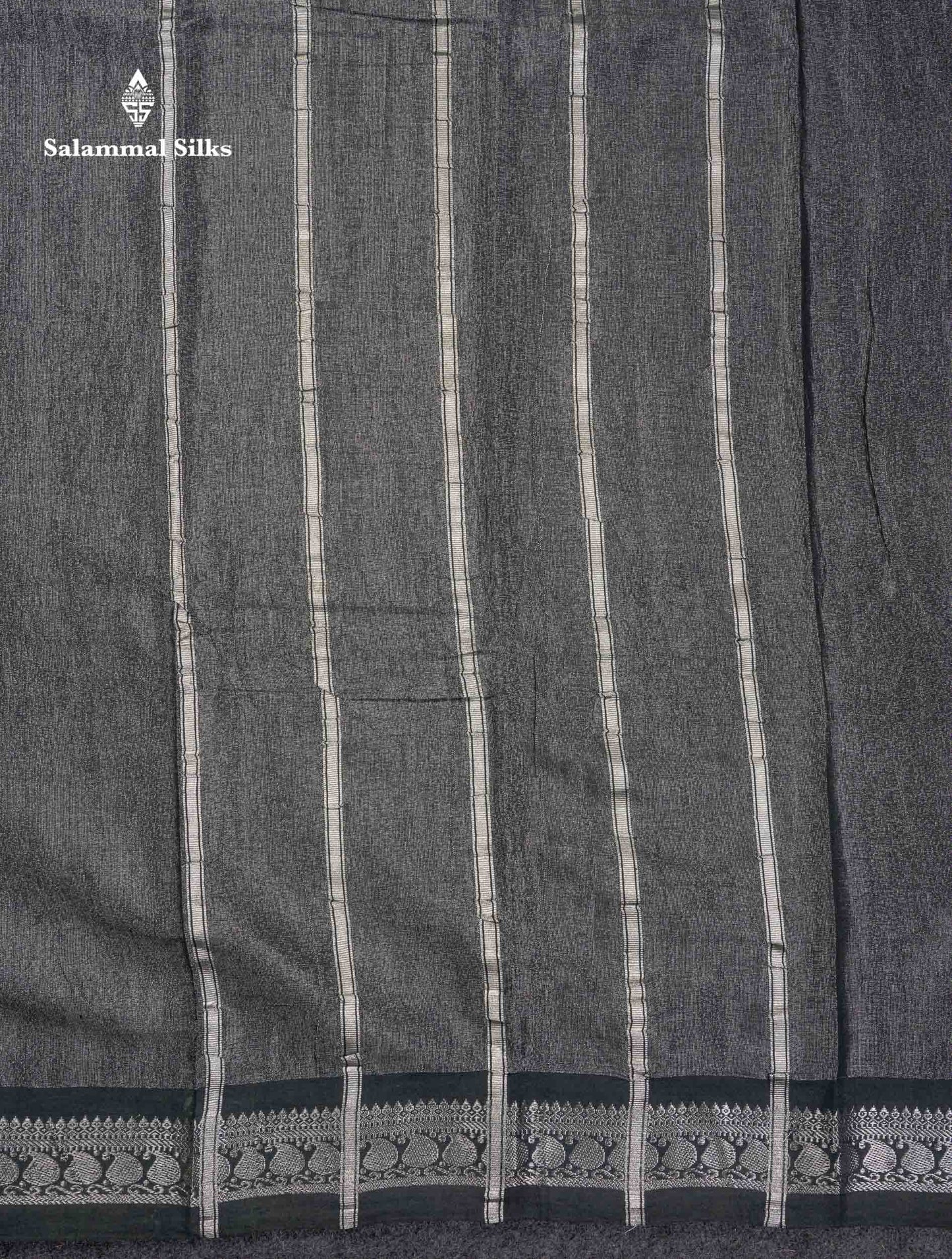 Stunning Pastel Violet Tissue Sungudi Cotton Saree With Small Traditional Silver Zari Border