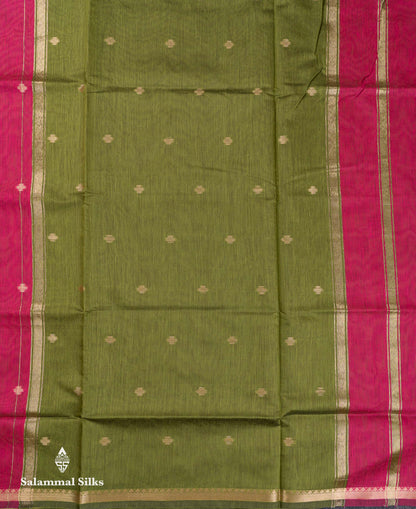 Beautiful Light Grey Stripes With Butta Maheshwar Cotton Saree With Contrast Black Blouse