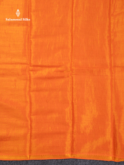 Stunning Lavender Tissue Sungudi Cotton Saree With Small Traditional Zari Border