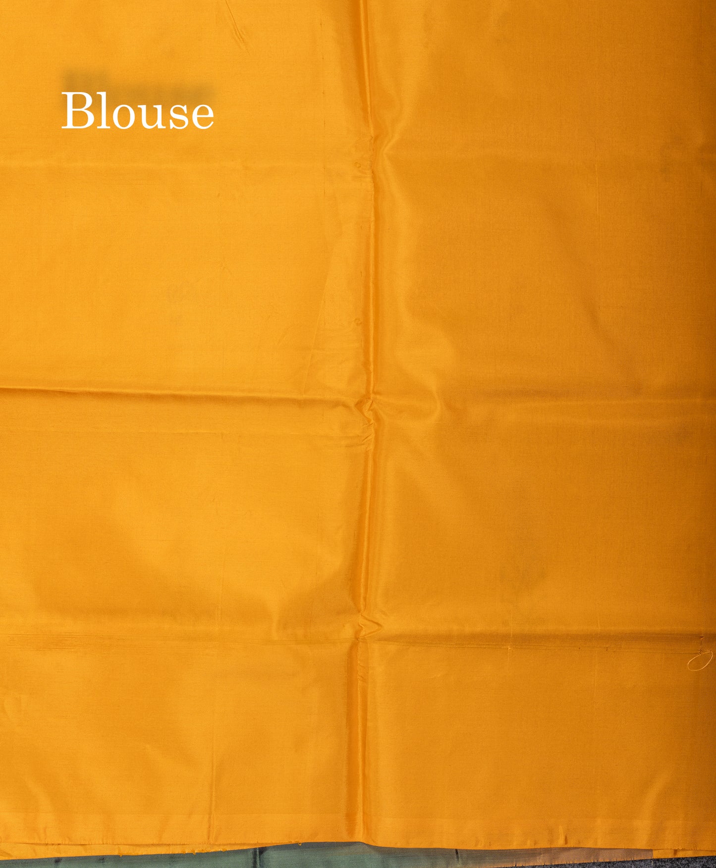 Bottle Green Banana Pinth Saree (Vaazhainaar Pattu) With Contrast Mango Yellow Blouse