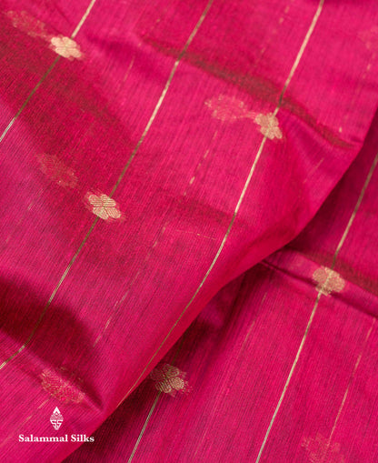 Beautiful Light Grey Stripes With Butta Maheshwar Cotton Saree With Contrast Black Blouse