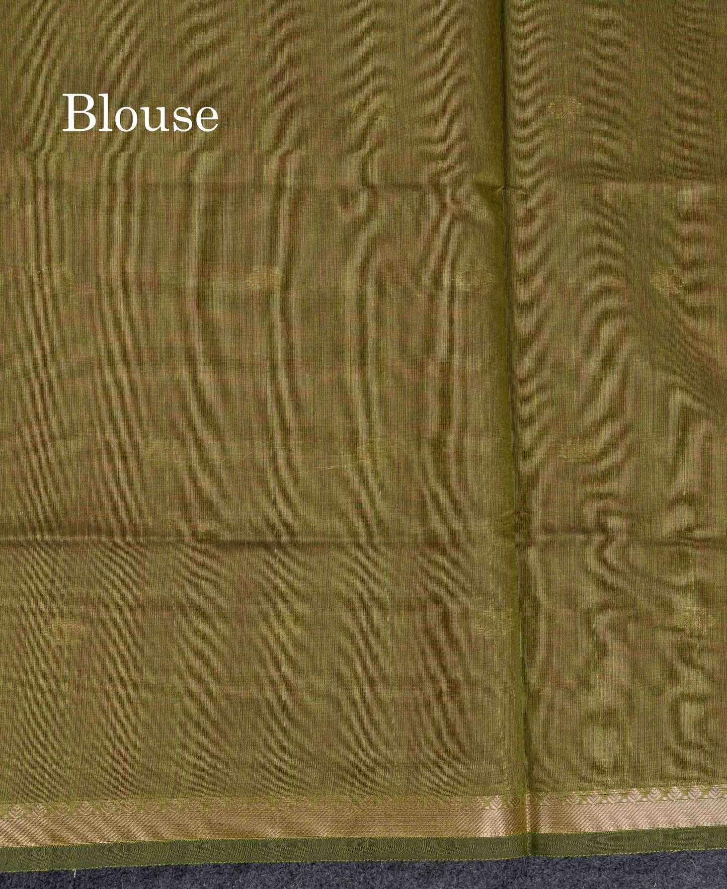 Beautiful Light Grey Stripes With Butta Maheshwar Cotton Saree With Contrast Black Blouse