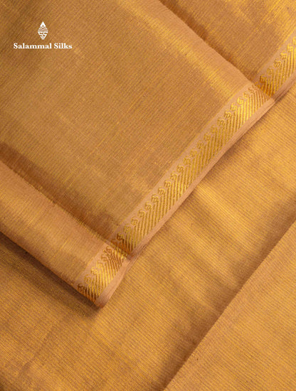 Stunning Lavender Tissue Sungudi Cotton Saree With Small Traditional Zari Border