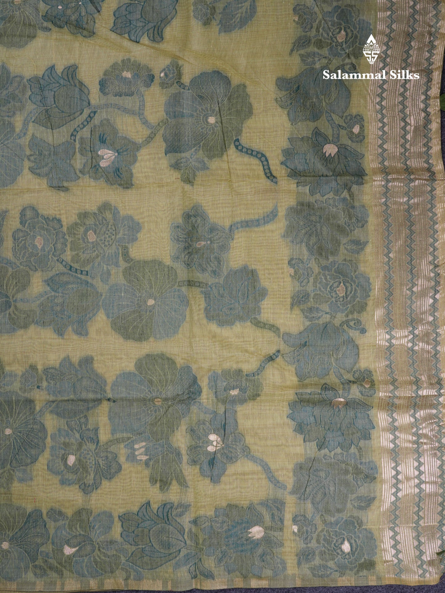 Beautiful Light Yellow Muga Cotton Saree With Contrast Light Red Blouse