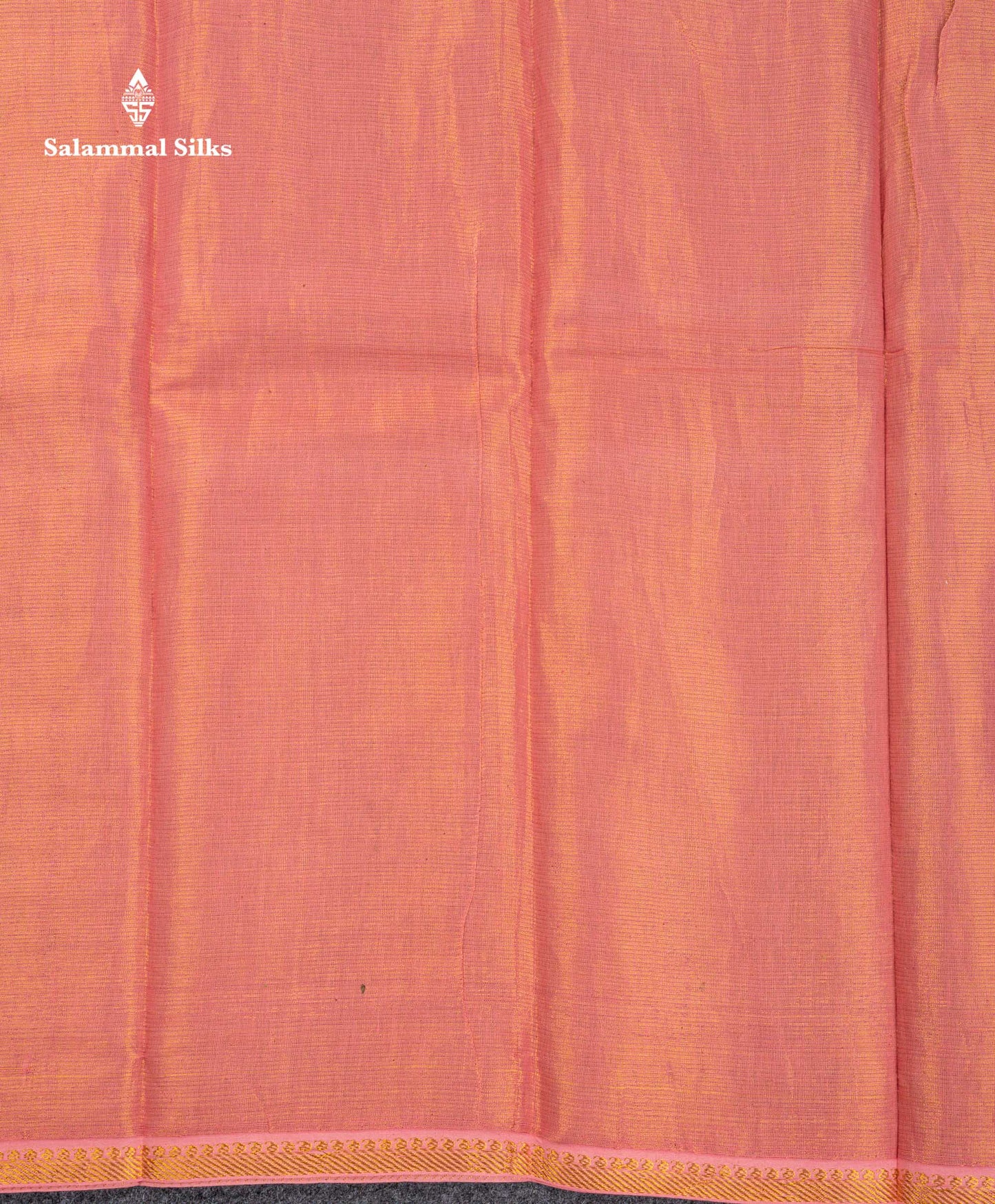 Stunning Lavender Tissue Sungudi Cotton Saree With Small Traditional Zari Border
