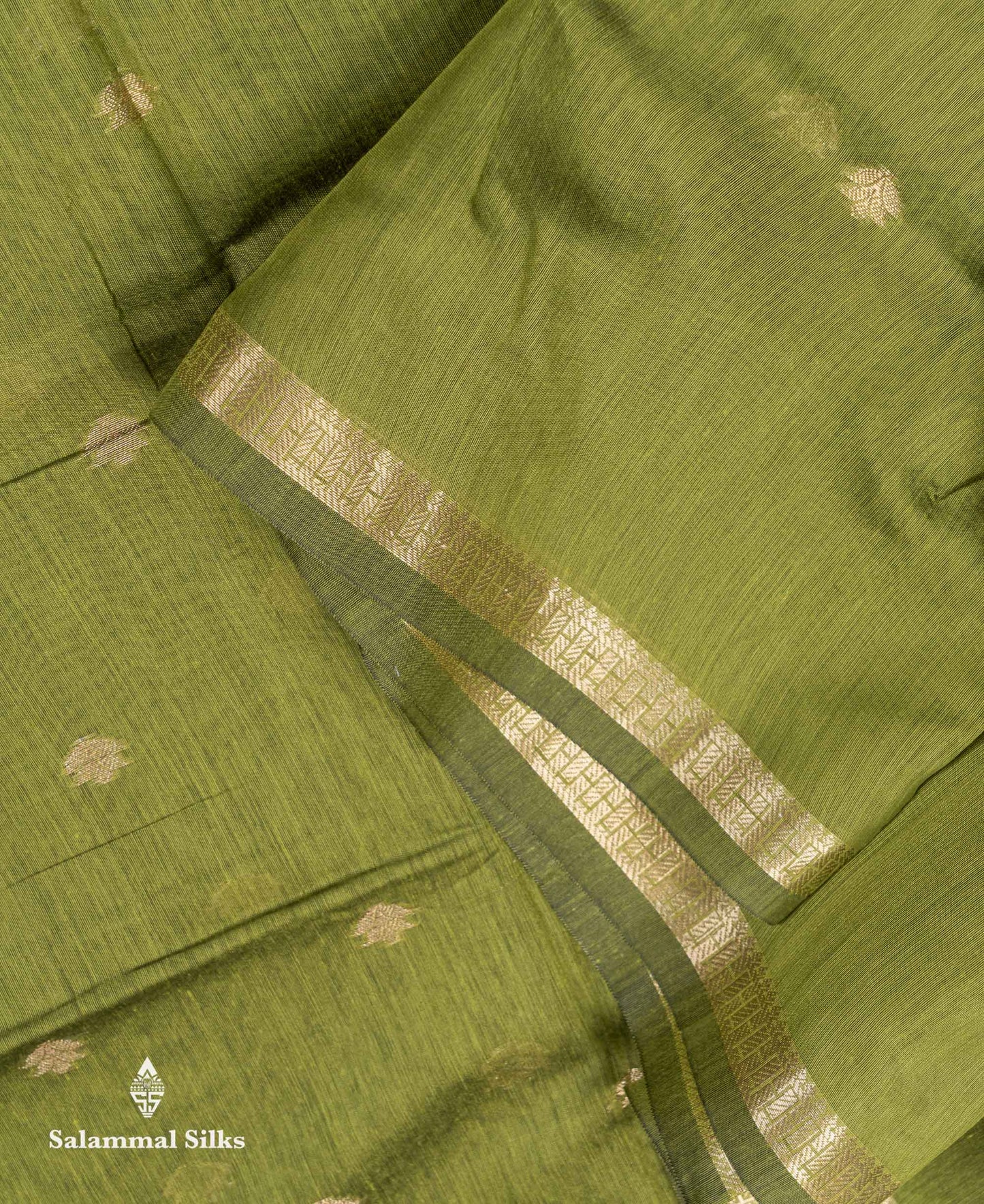 Beautiful Light Chocolate Maheshwar Cotton Saree With Contrast Light Lavender Blouse