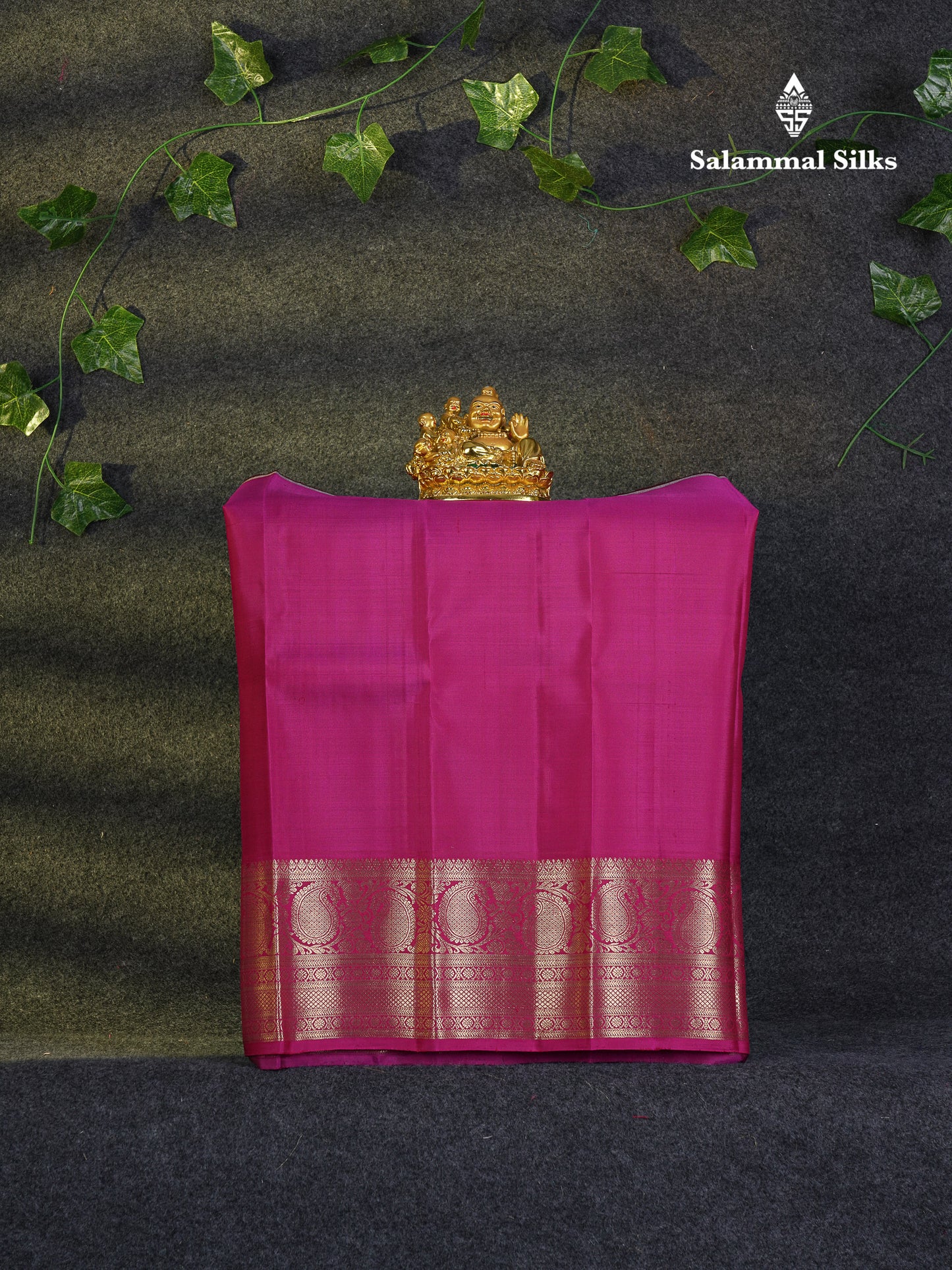 Beautiful Pure Silk Pattu Pavadai (Maroon) With Contrast Olive Mustard Yellow Blouse 18"