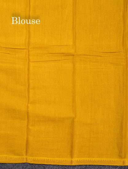 Stunning Lavender Tissue Sungudi Cotton Saree With Small Traditional Zari Border