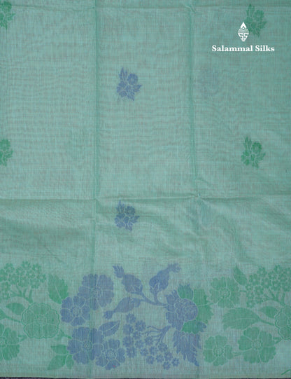 Beautiful Dark Peach Muga Cotton Saree With Contrast Maroon Blouse