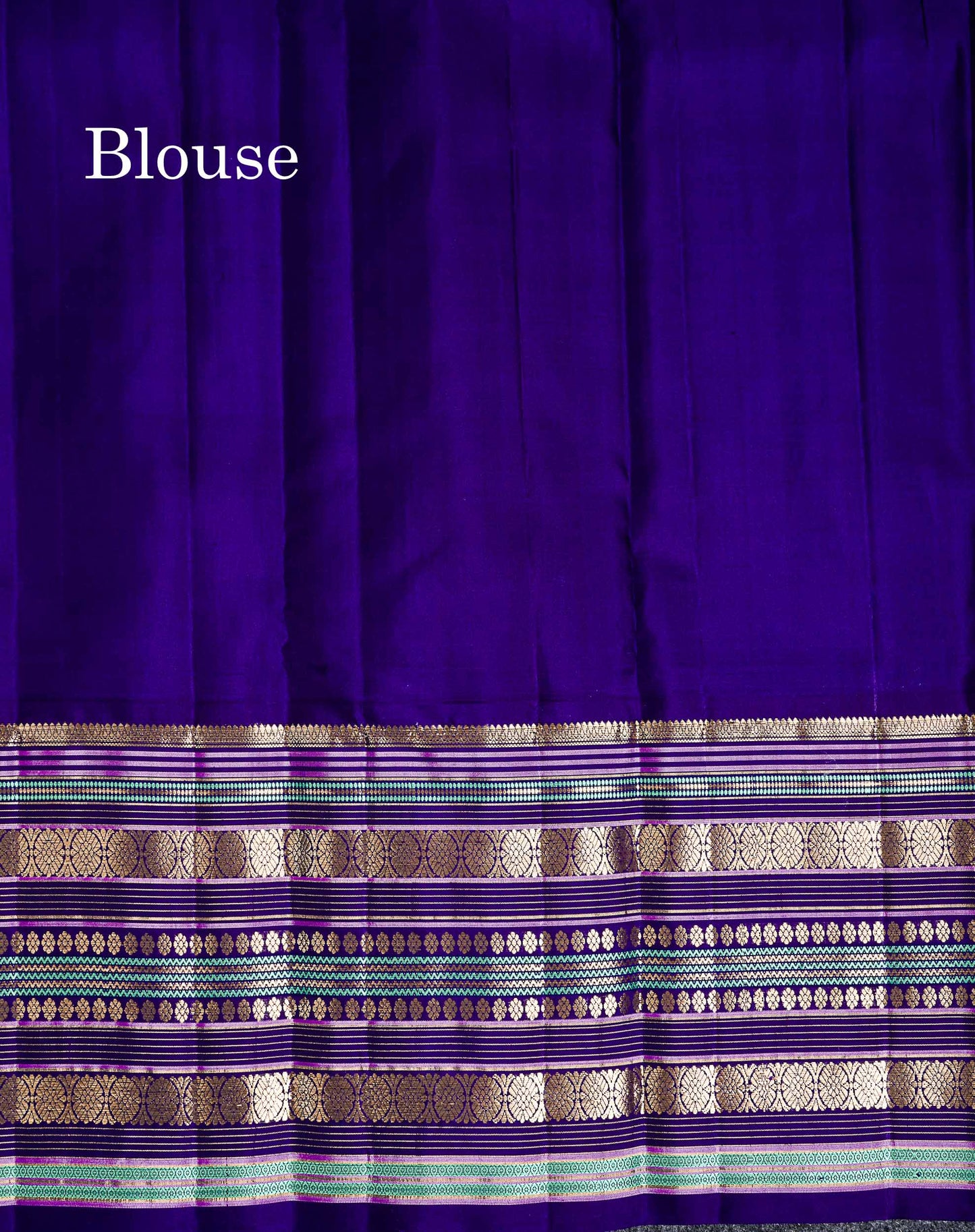 Pure Kanjivaram Silk Saree - Olive Green Zari Butta Along With Contrast Dual Tone Navy Blue Traditional Long Border