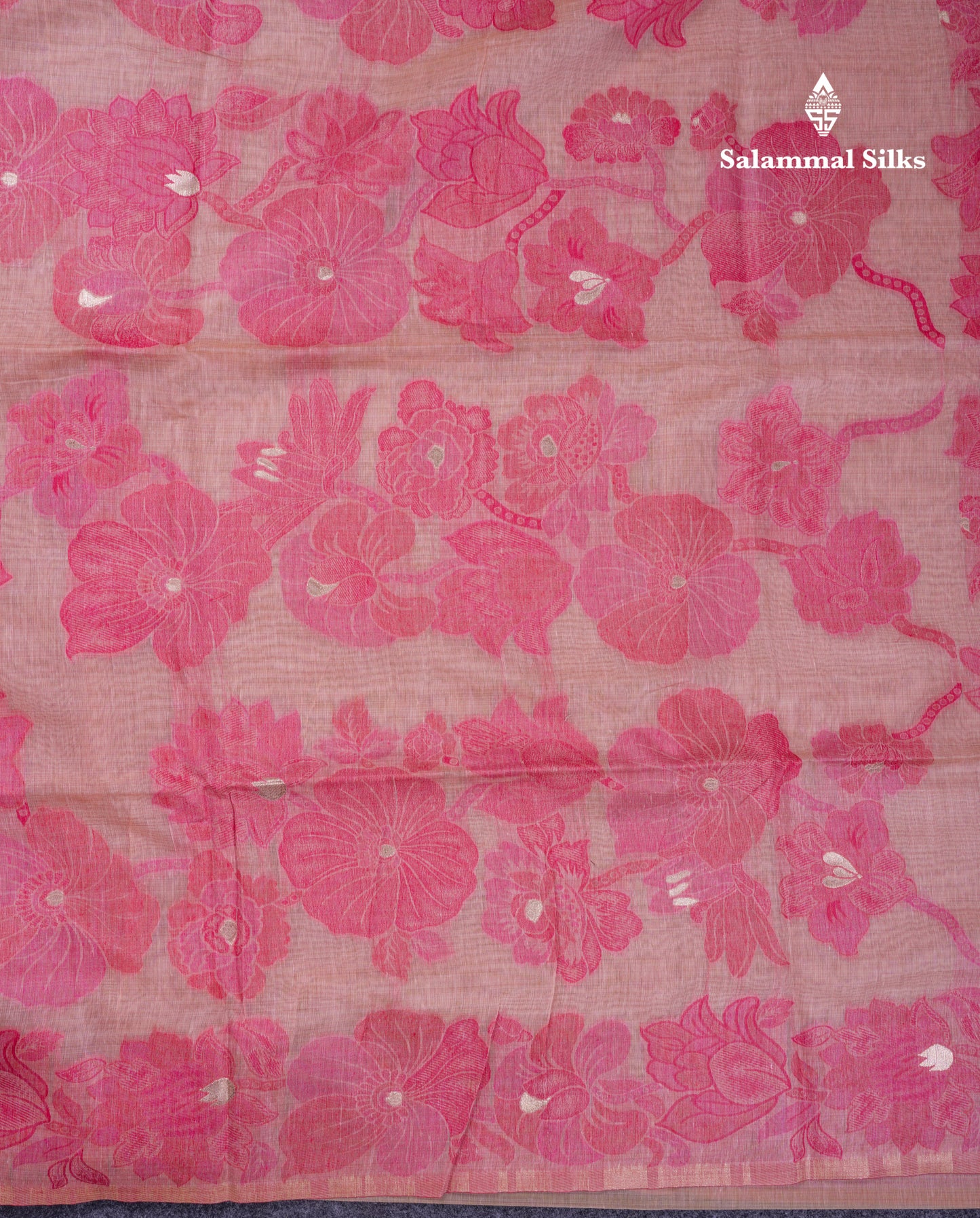 Beautiful Light Yellow Muga Cotton Saree With Contrast Light Red Blouse
