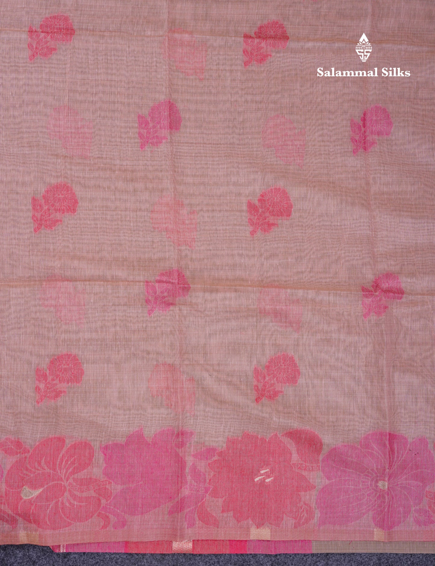 Beautiful Light Yellow Muga Cotton Saree With Contrast Light Red Blouse