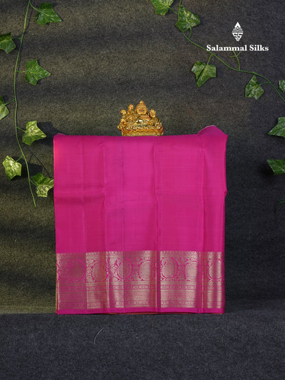 Beautiful Pure Silk Pattu Pavadai (Maroon) With Contrast Olive Mustard Yellow Blouse 18"