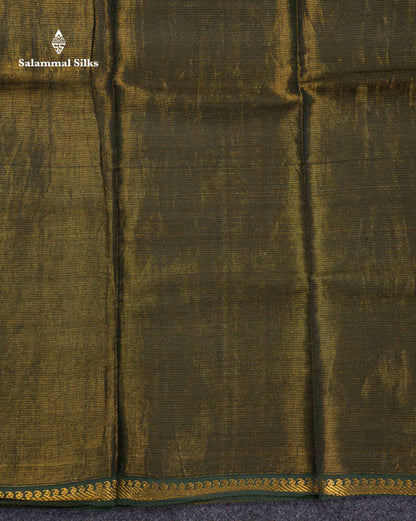 Stunning Lavender Tissue Sungudi Cotton Saree With Small Traditional Zari Border