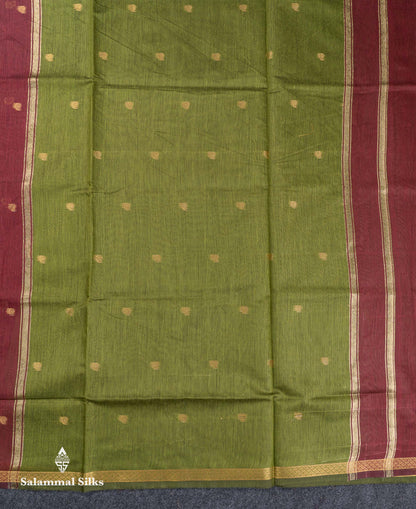 Beautiful Cream Grey Maheshwar Cotton Saree With Contrast Pink Blouse