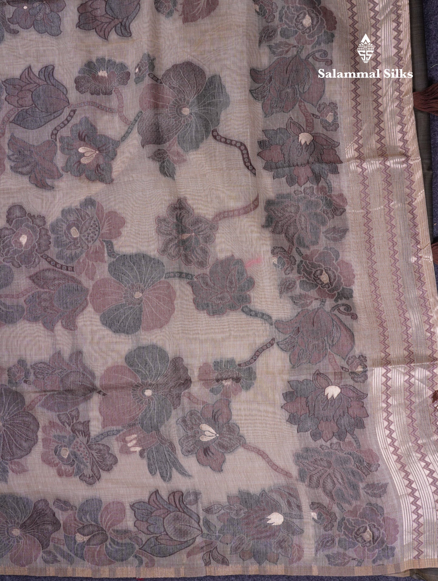 Beautiful Light Yellow Muga Cotton Saree With Contrast Light Red Blouse