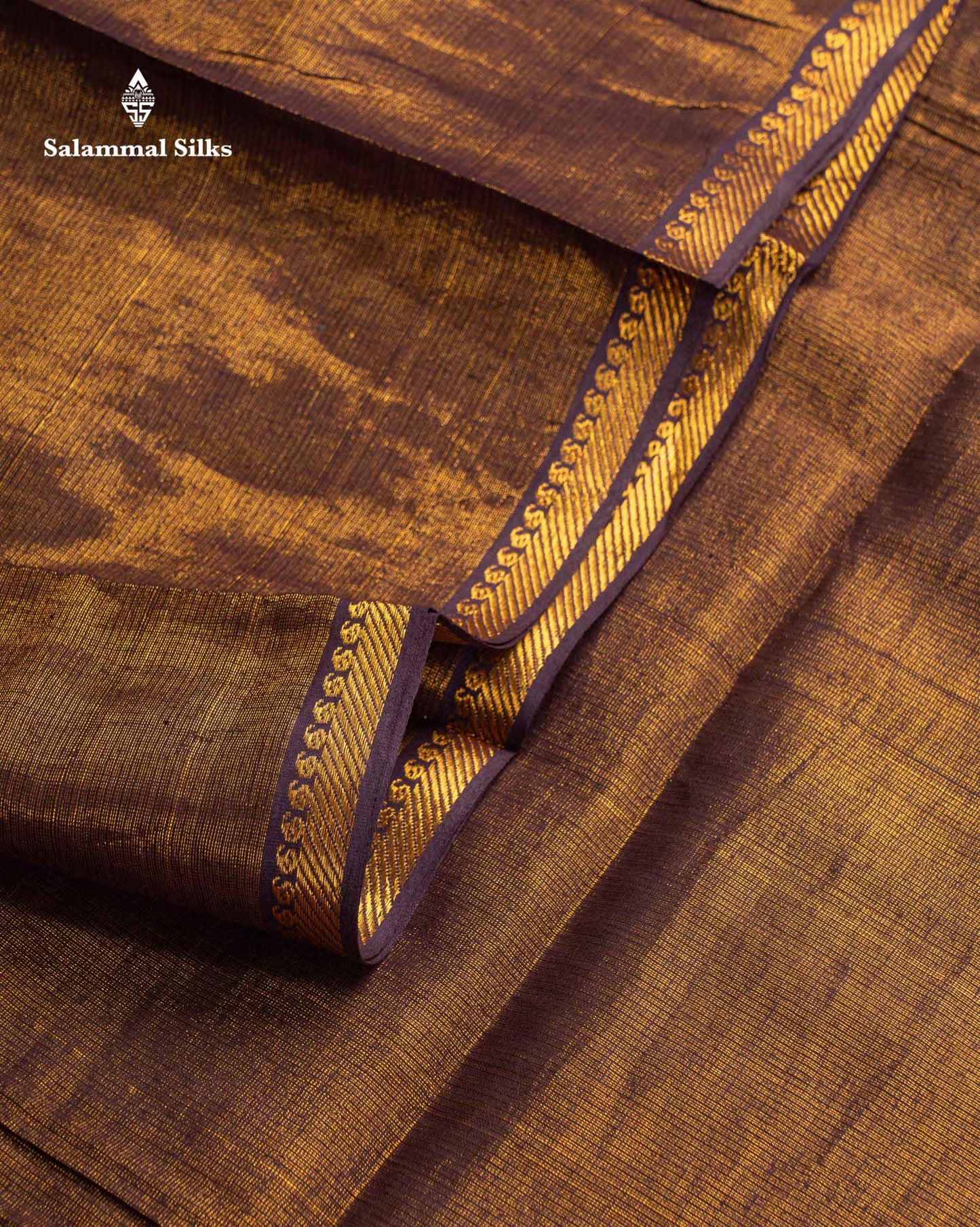 Stunning Lavender Tissue Sungudi Cotton Saree With Small Traditional Zari Border