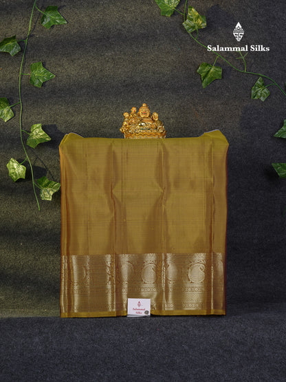 Beautiful Pure Silk Pattu Pavadai (Maroon) With Contrast Olive Mustard Yellow Blouse 18"