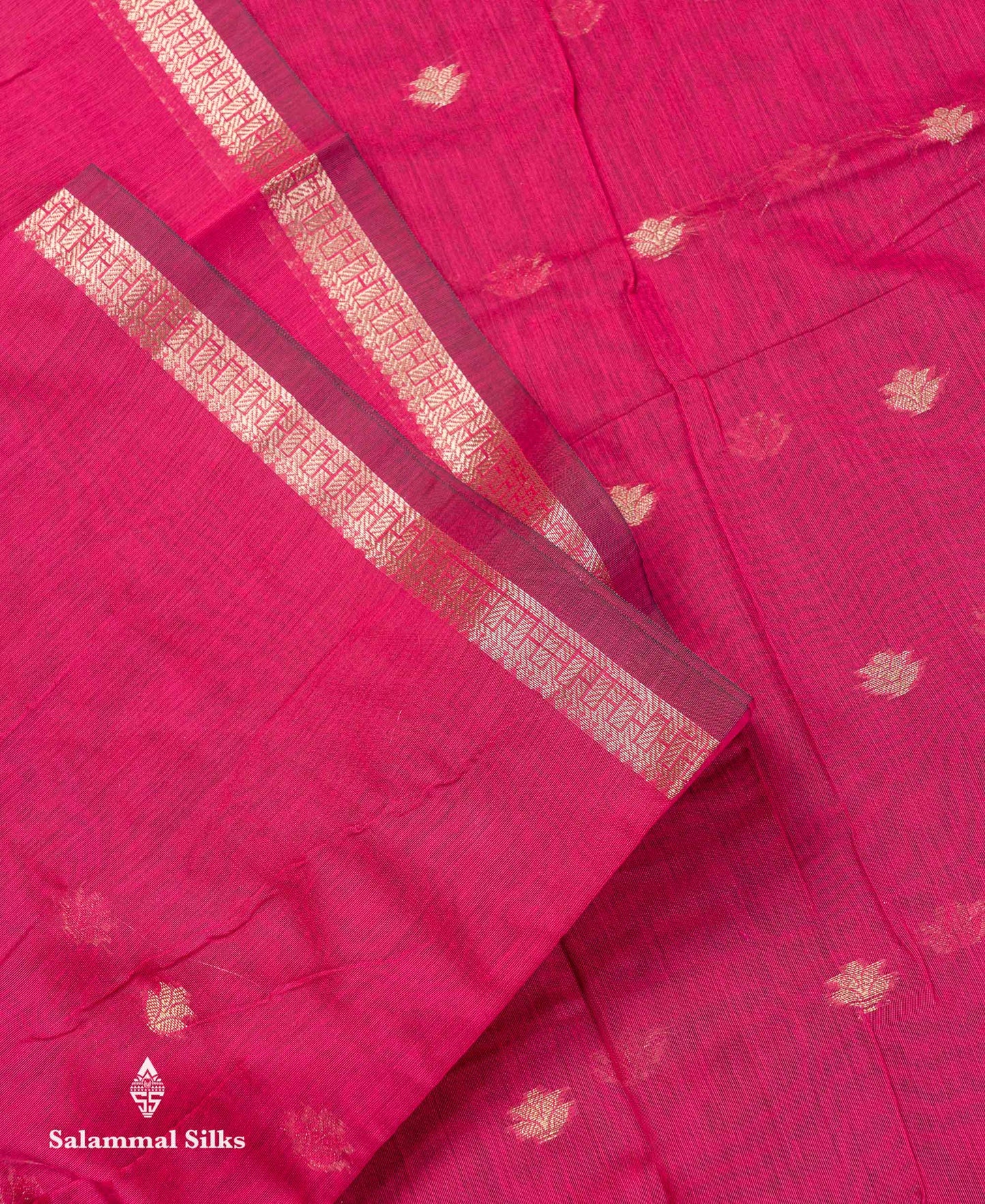 Beautiful Light Chocolate Maheshwar Cotton Saree With Contrast Light Lavender Blouse
