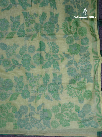 Beautiful Dark Peach Muga Cotton Saree With Contrast Maroon Blouse