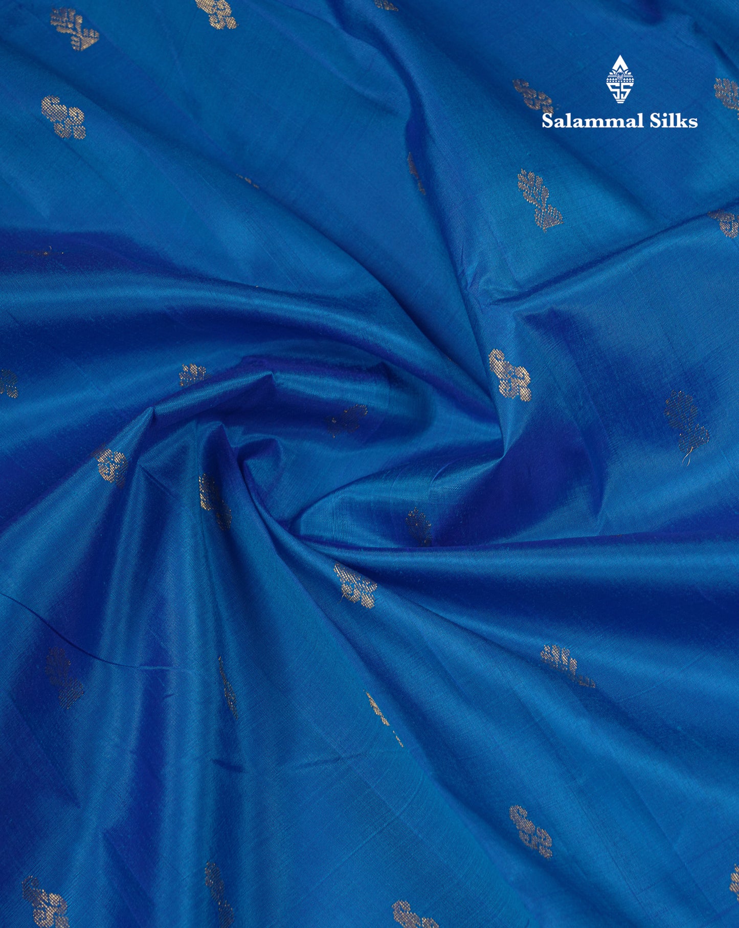 Beautiful Blue Pure Kanjivaram Silk Saree With Contrast Magenta Pink Traditional One Side Border