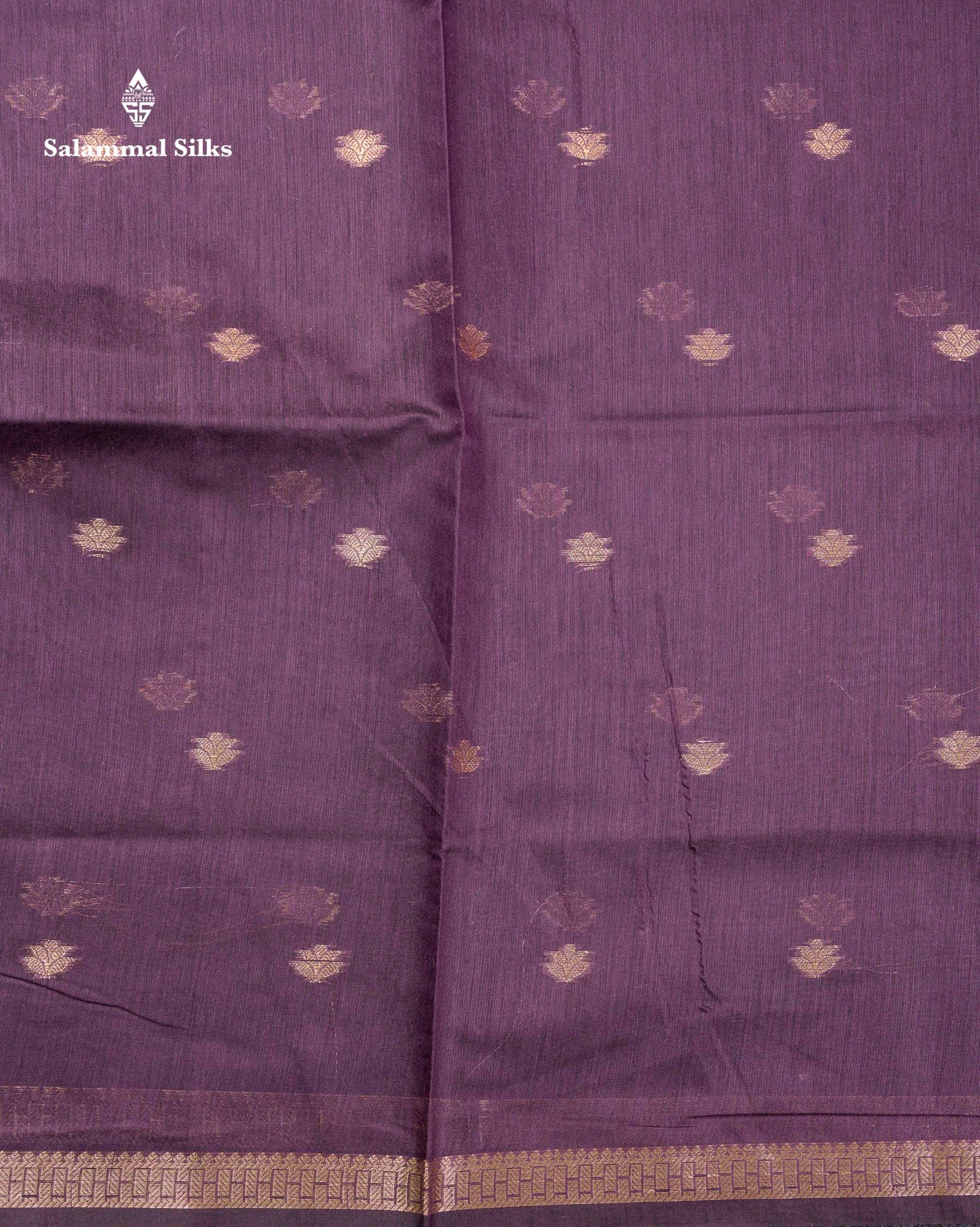 Beautiful Grey Zari Butta Maheshwar Cotton Saree With Contrast Manthulir Green Blouse