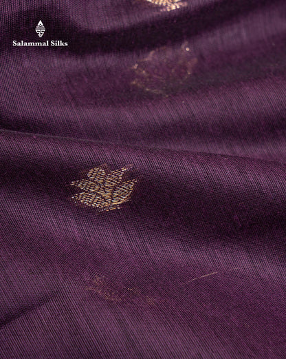 Beautiful Grey Zari Butta Maheshwar Cotton Saree With Contrast Manthulir Green Blouse