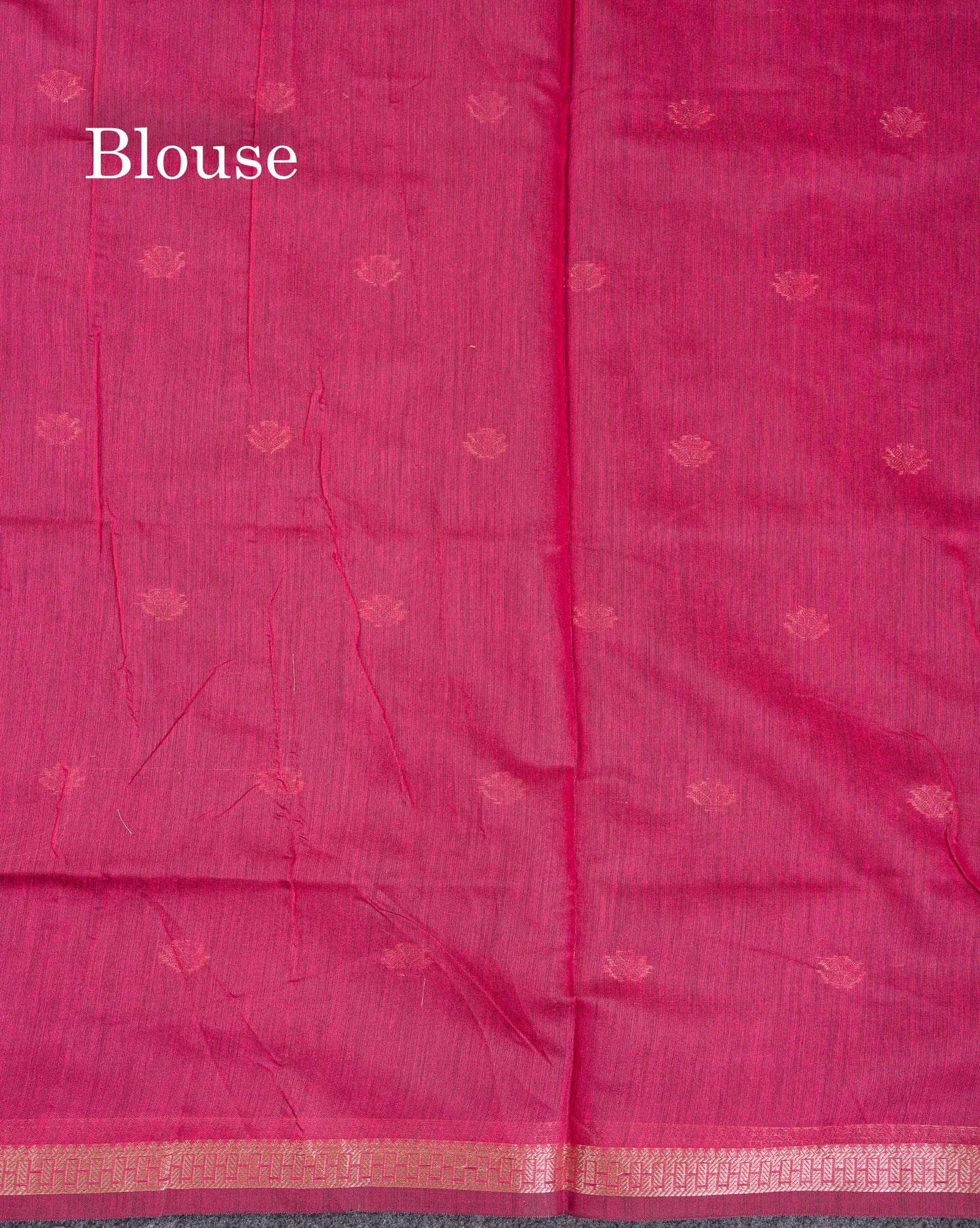 Beautiful Grey Zari Butta Maheshwar Cotton Saree With Contrast Manthulir Green Blouse