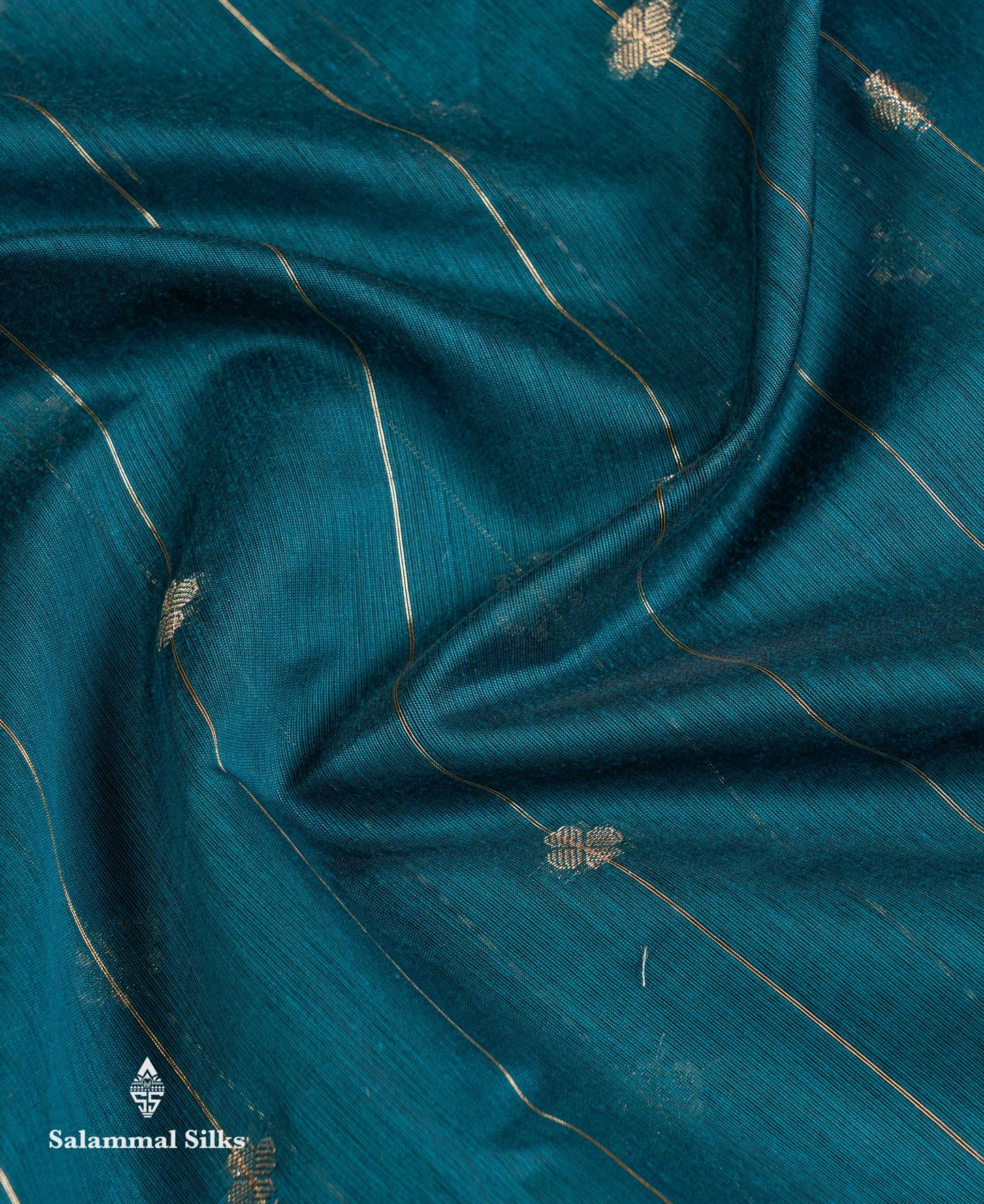 Beautiful Light Grey Stripes With Butta Maheshwar Cotton Saree With Contrast Black Blouse