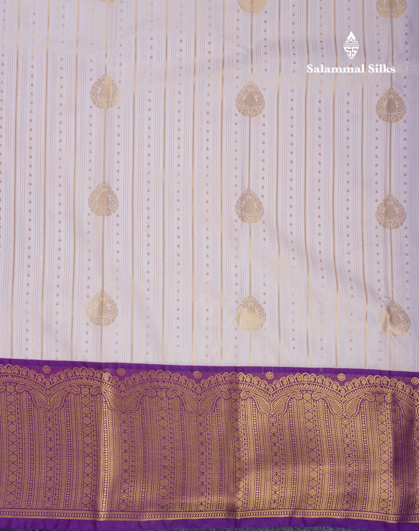Beautiful Mustard Yellow Semi Silk Saree With Contrast Dark Purple Traditional Evening Morning Border