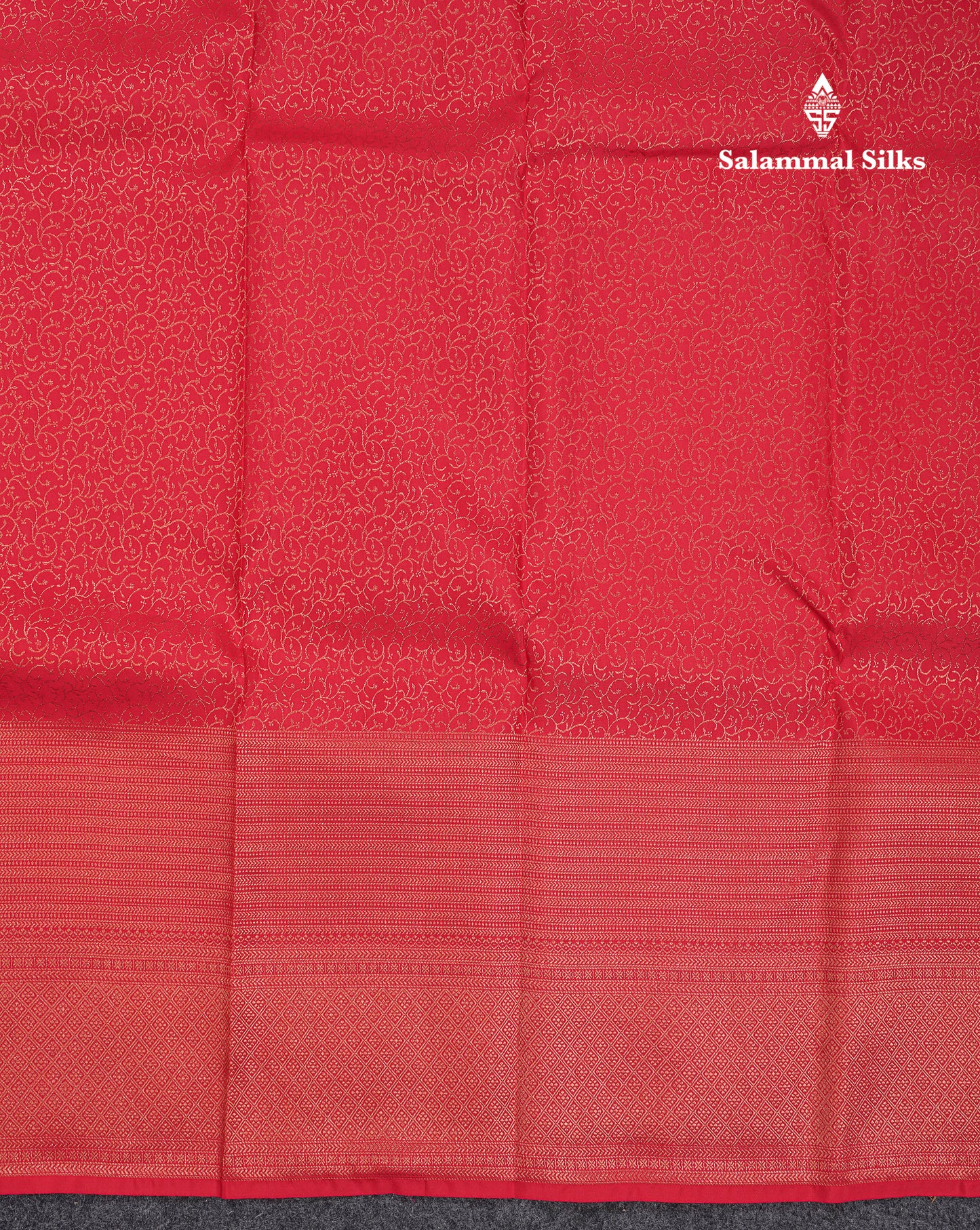 Beautiful Redish Maroon Pure Kanjivaram Silk Saree With Traditional Evening Morning Border