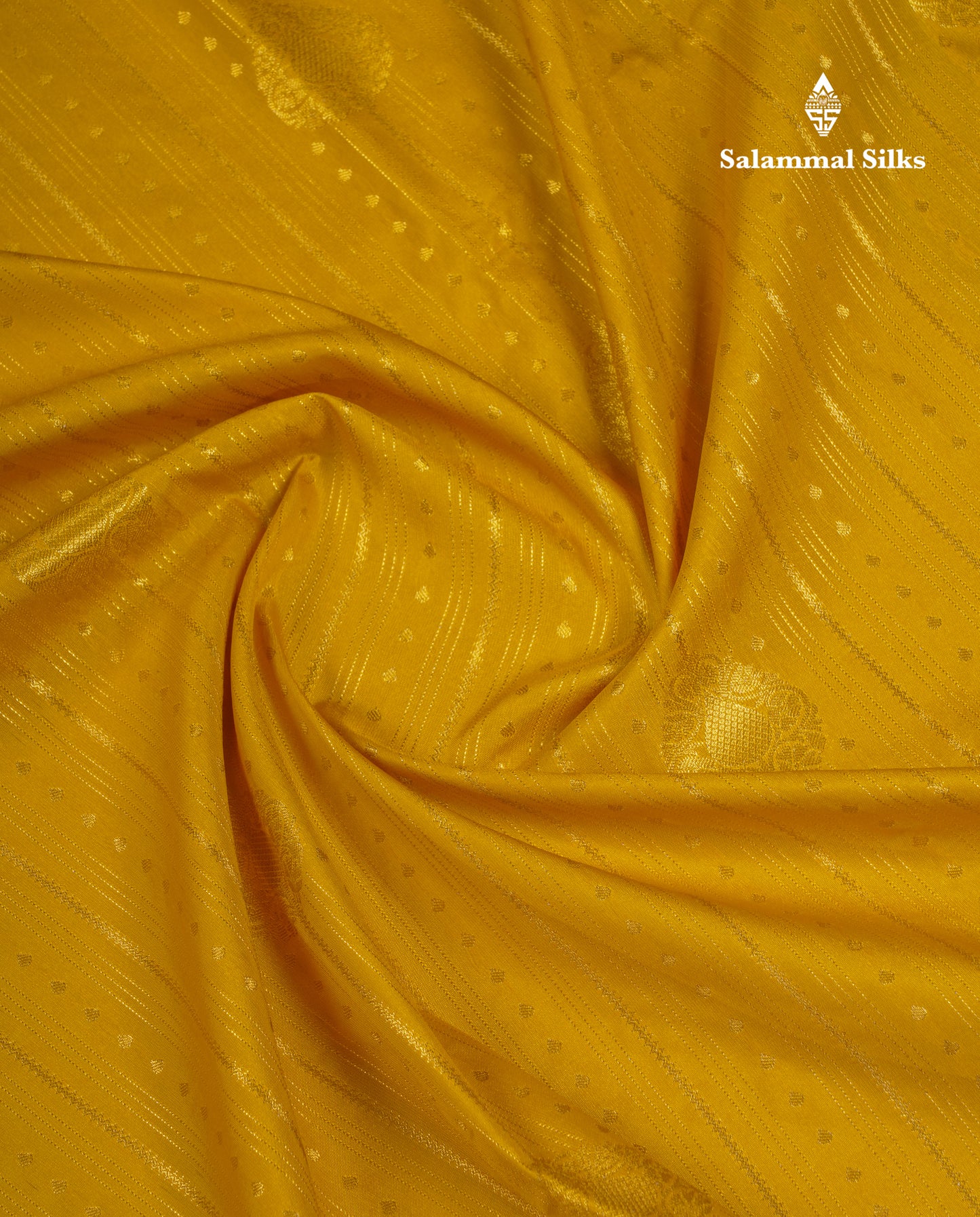 Beautiful Mustard Yellow Semi Silk Saree With Contrast Dark Purple Traditional Evening Morning Border