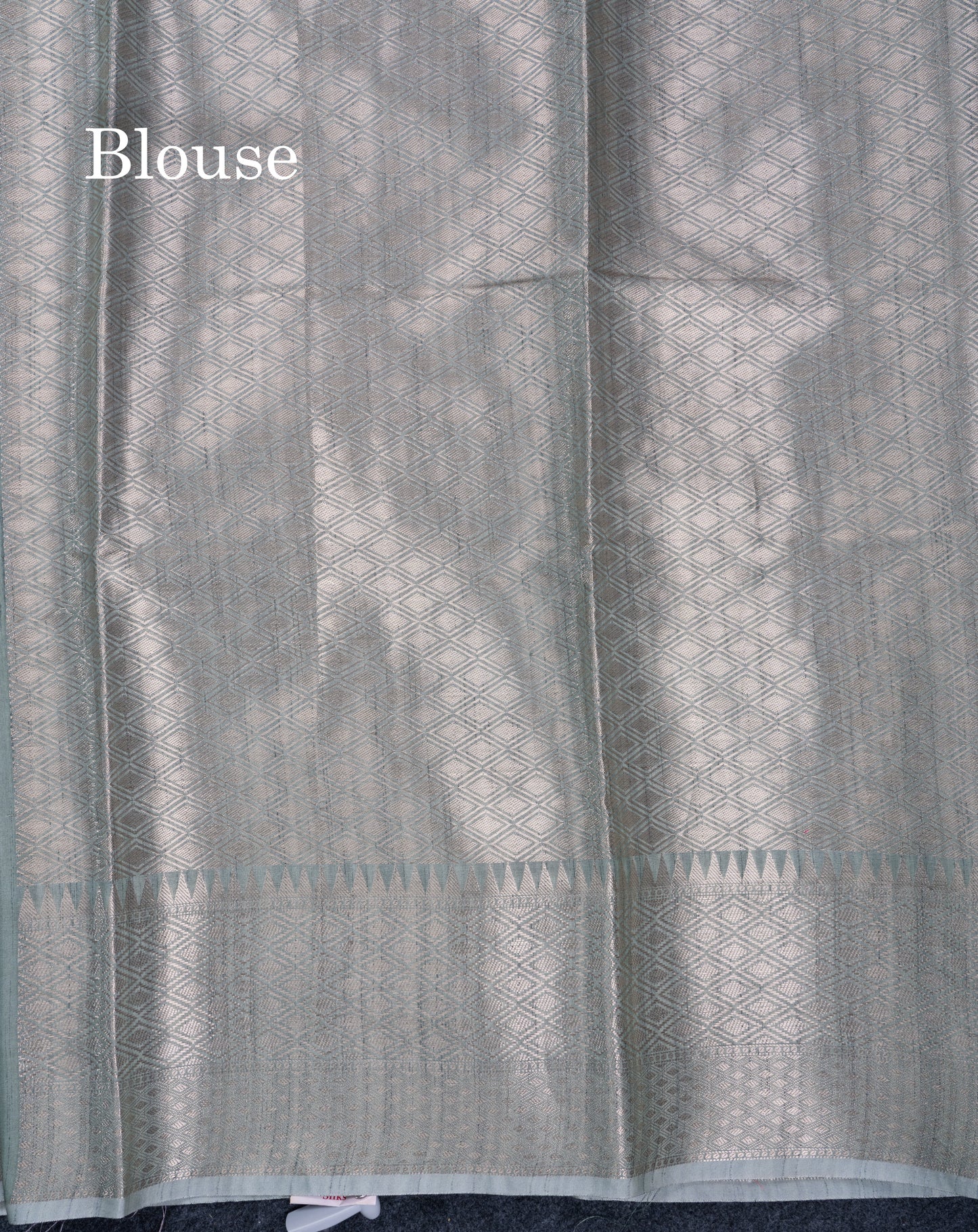 Baby Pink Semi Tussar Fancy Saree With Blouse