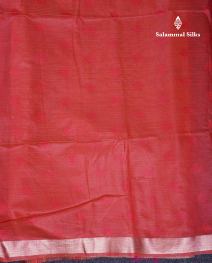 Beautiful Cream Sandal Meanakari Work Muga Cotton Saree With Contrast Brown Blouse