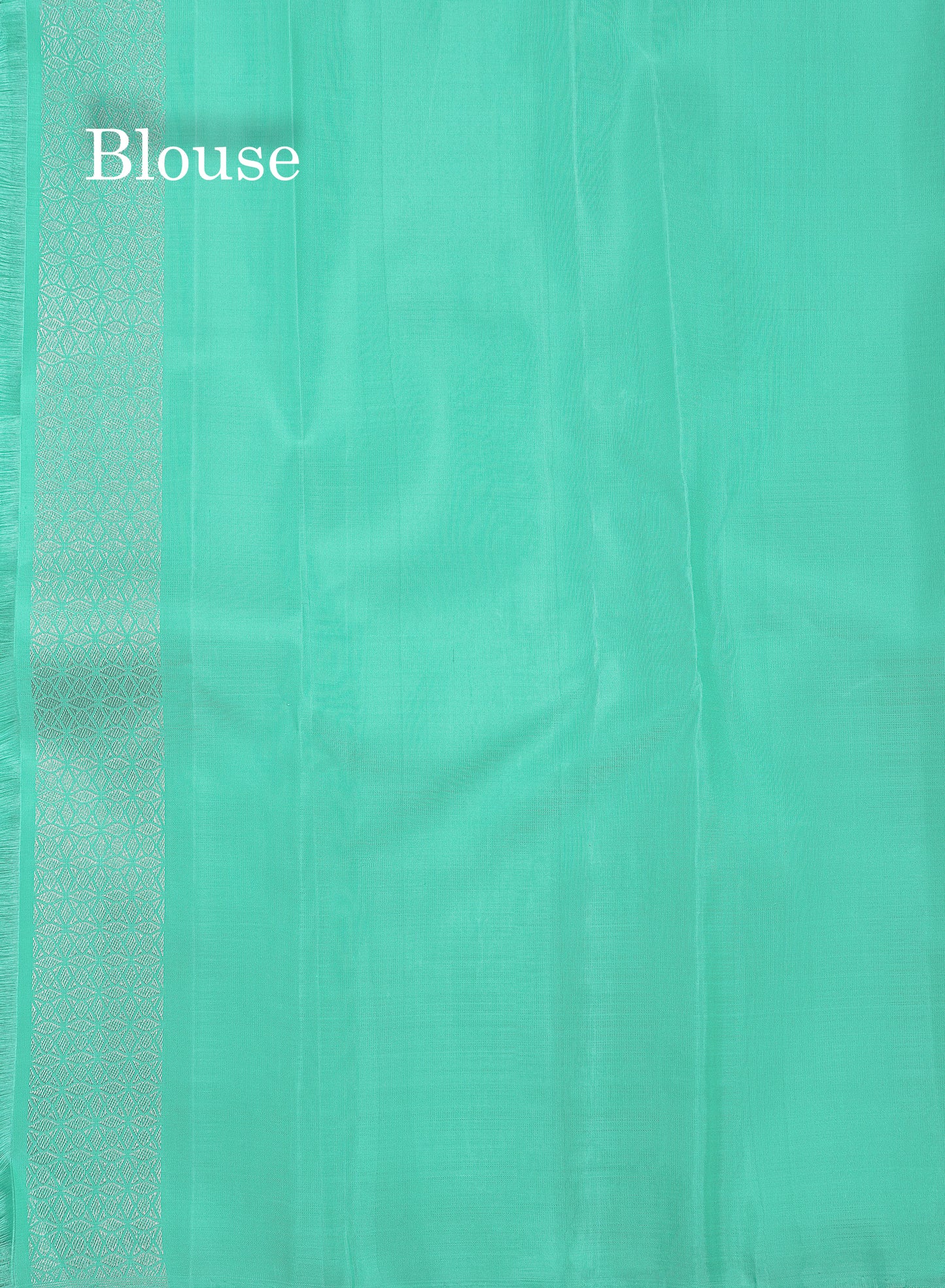 Beautiful Rexona Silver Zari Pure Kanjivaram Silk Saree With Traditional Border