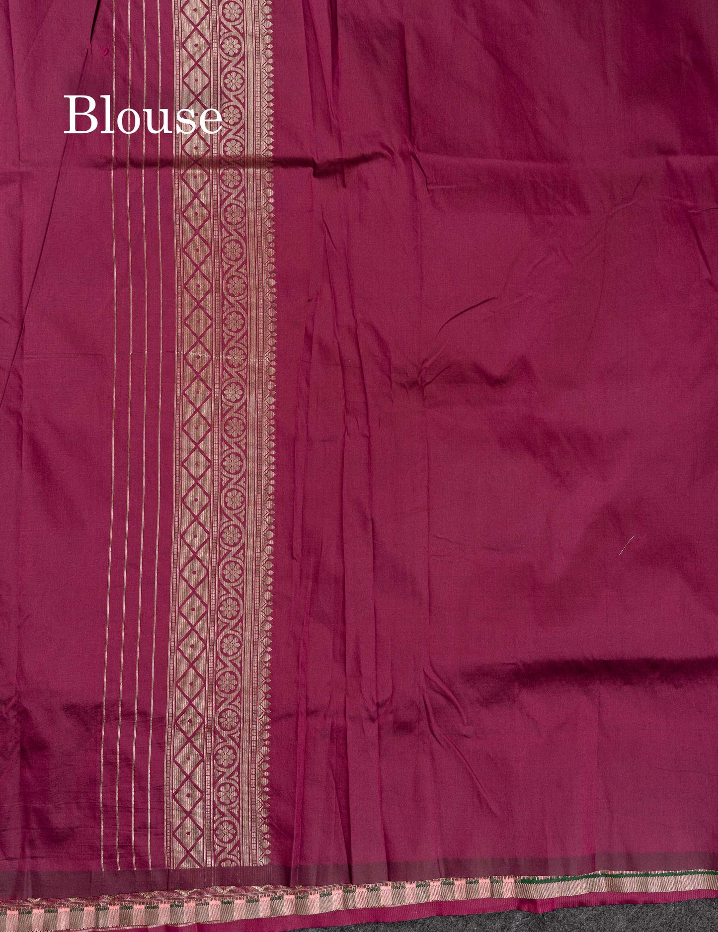 Beautiful Blue Ekkat Design Semi Silk Saree With Contrast Violet Fancy Border