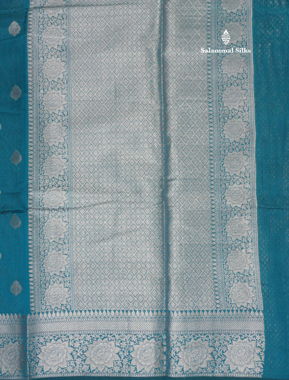 Maroon Colour Semi Linen Saree With Grand Blouse