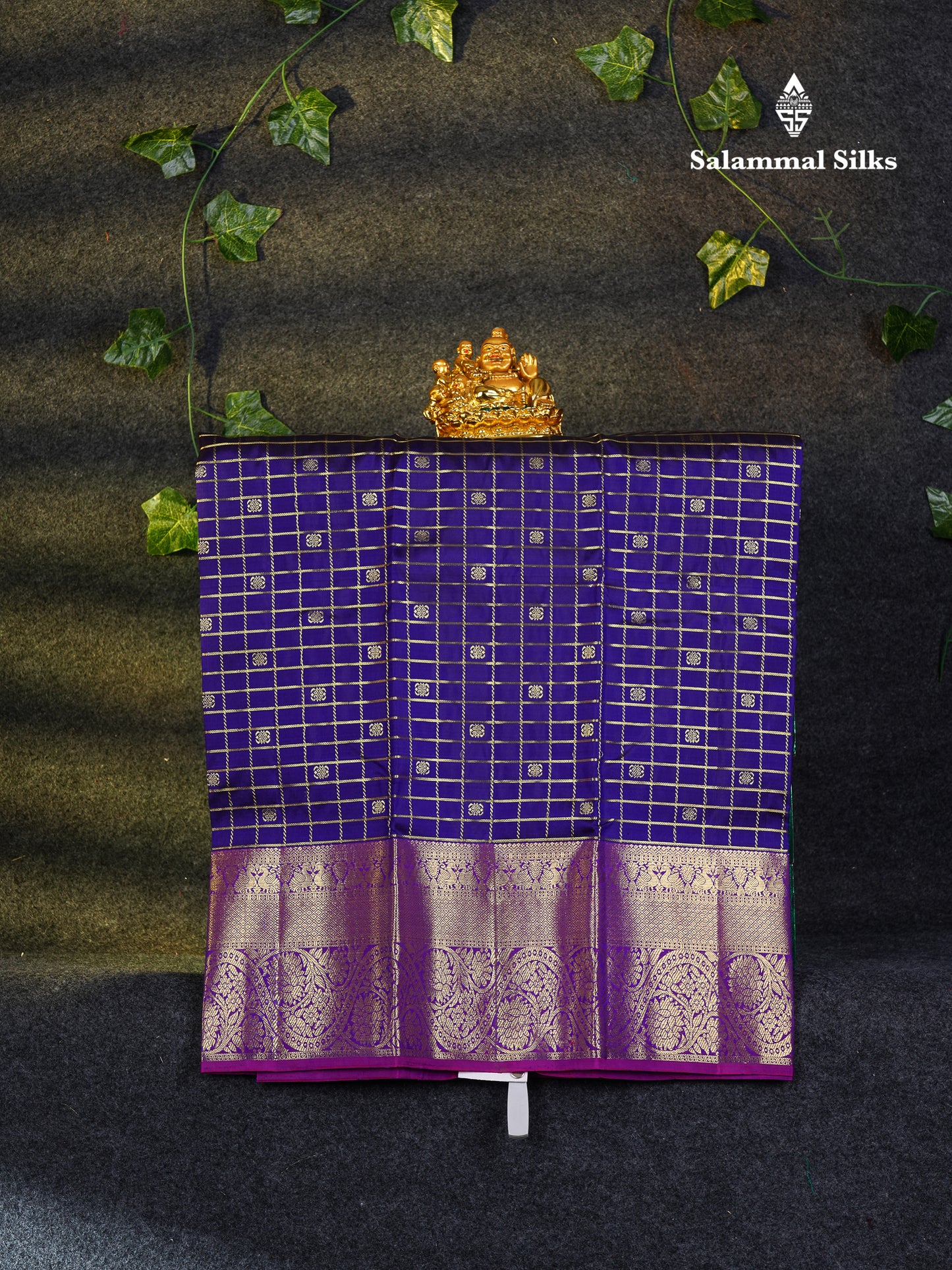 Beautiful Pure Silk Pattu Pavadai Small Checks (Dark Maroon) With Pink Blouse 27"