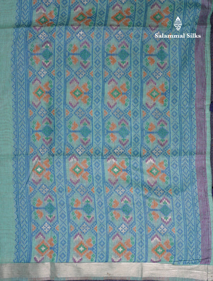 Beautiful Cream Sandal Meanakari Work Muga Cotton Saree With Contrast Brown Blouse