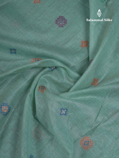 Beautiful Cream Sandal Meanakari Work Muga Cotton Saree With Contrast Brown Blouse