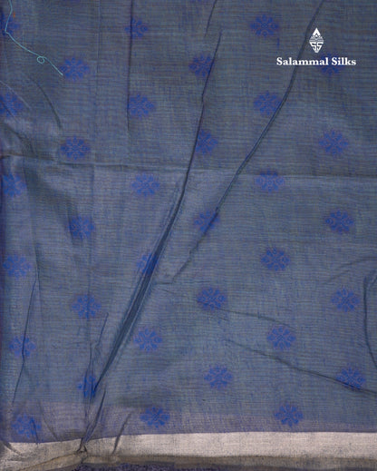 Beautiful Cream Sandal Meanakari Work Muga Cotton Saree With Contrast Brown Blouse