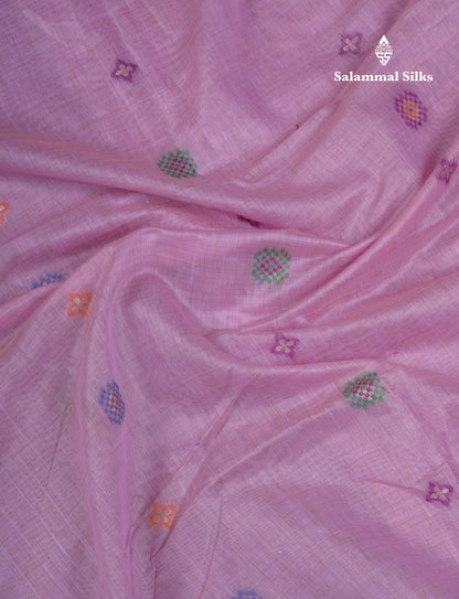Beautiful Cream Sandal Meanakari Work Muga Cotton Saree With Contrast Brown Blouse