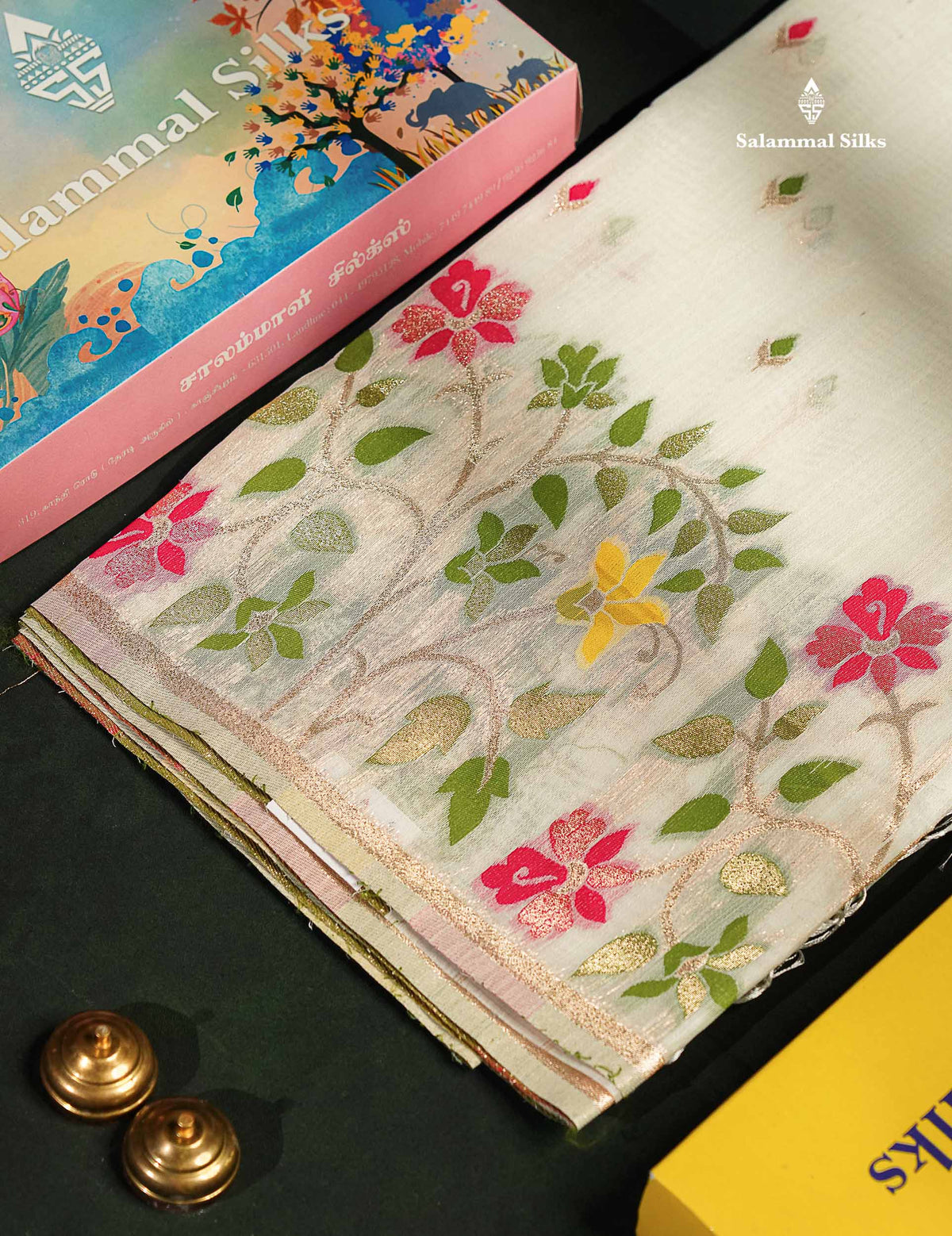 Benares Fancy Saree with Meenakari Work
