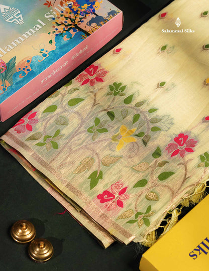 Benares Fancy Saree with Meenakari Work