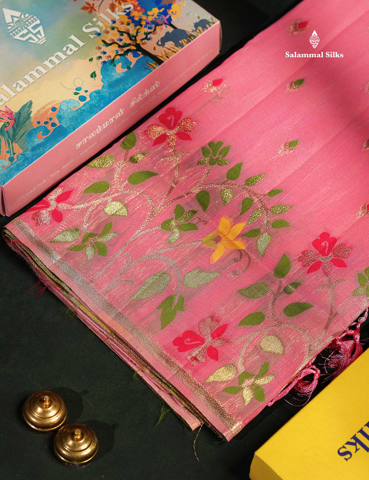 Benares Fancy Saree with Meenakari Work