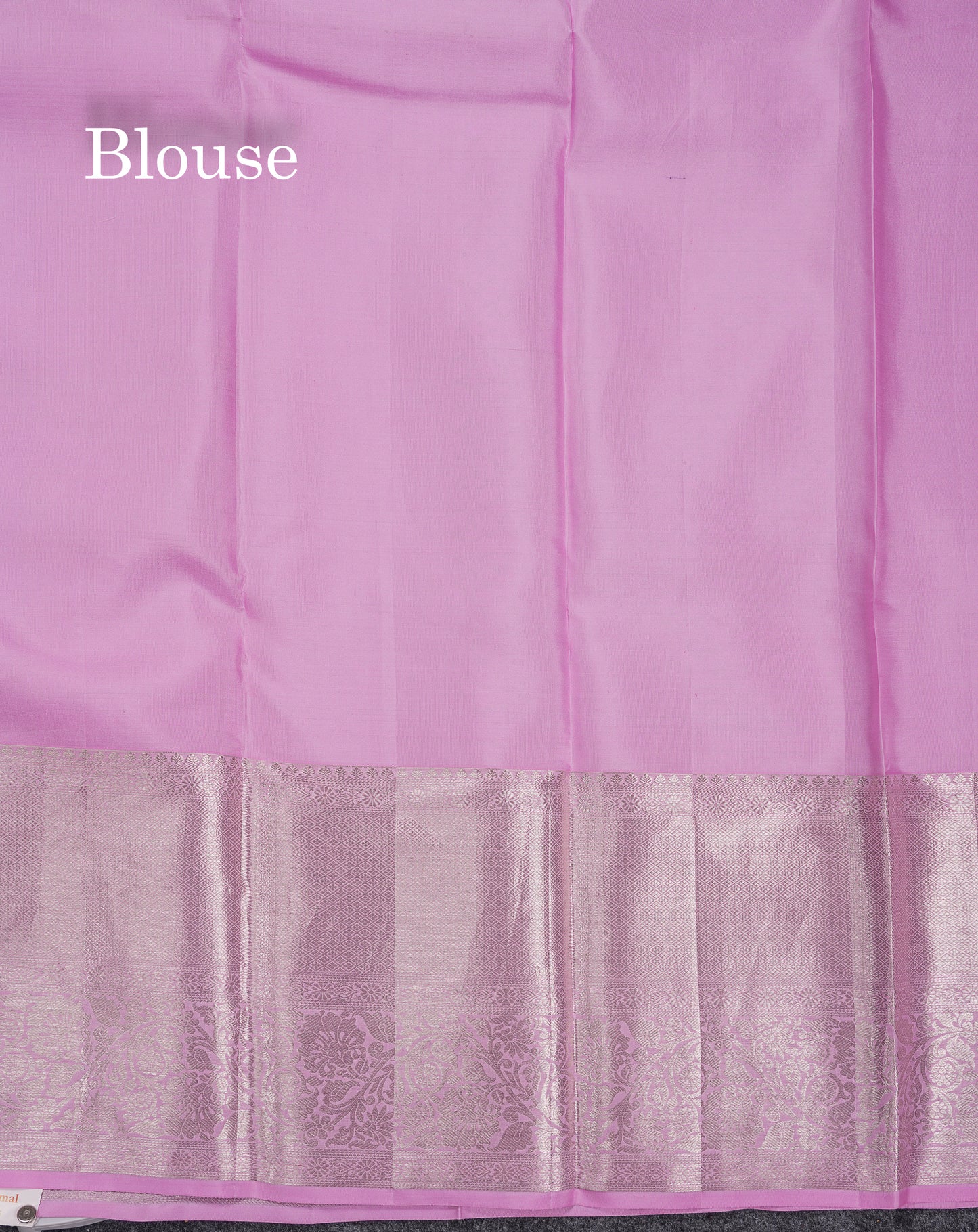 Beautiful Violet Fancy Pure Kanjivaram Silk Saree with Contrast Light Pink Traditional Evening Morning Border