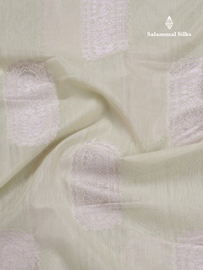 Pastel Blue Cotton Mix Saree With Small Zari Border
