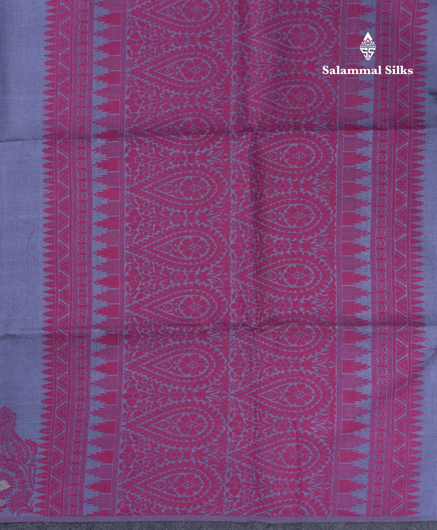 Light Violet Semi Tussar Fancy Saree With Fancy Border